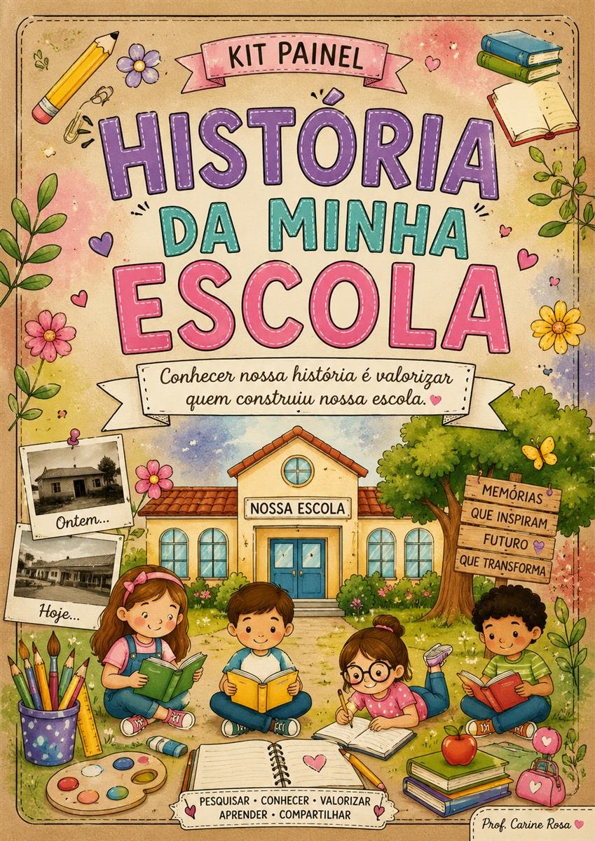 Capa do Kit Painel História da Minha Escola
