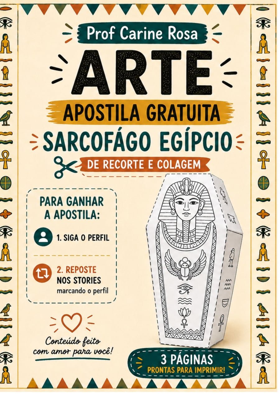 Capa da apostila Sarcófago Egípcio